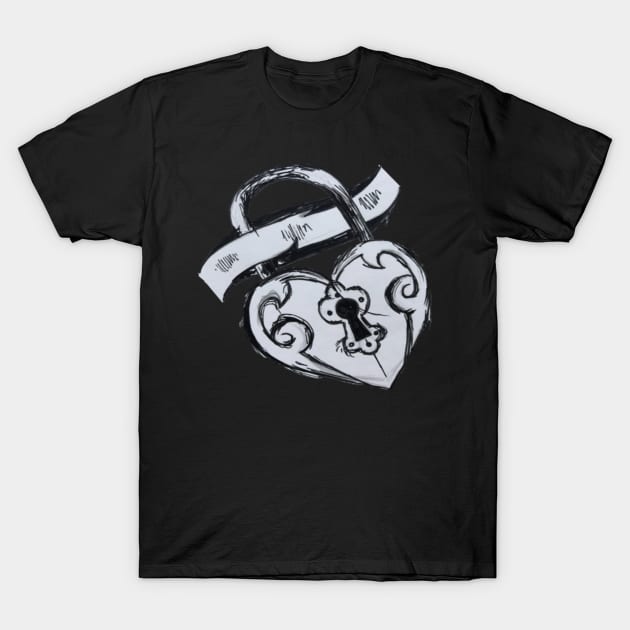 heart locket T-Shirt by impact_clothes